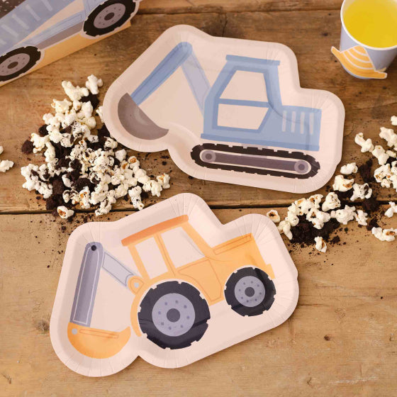 Little Builders Party Plates