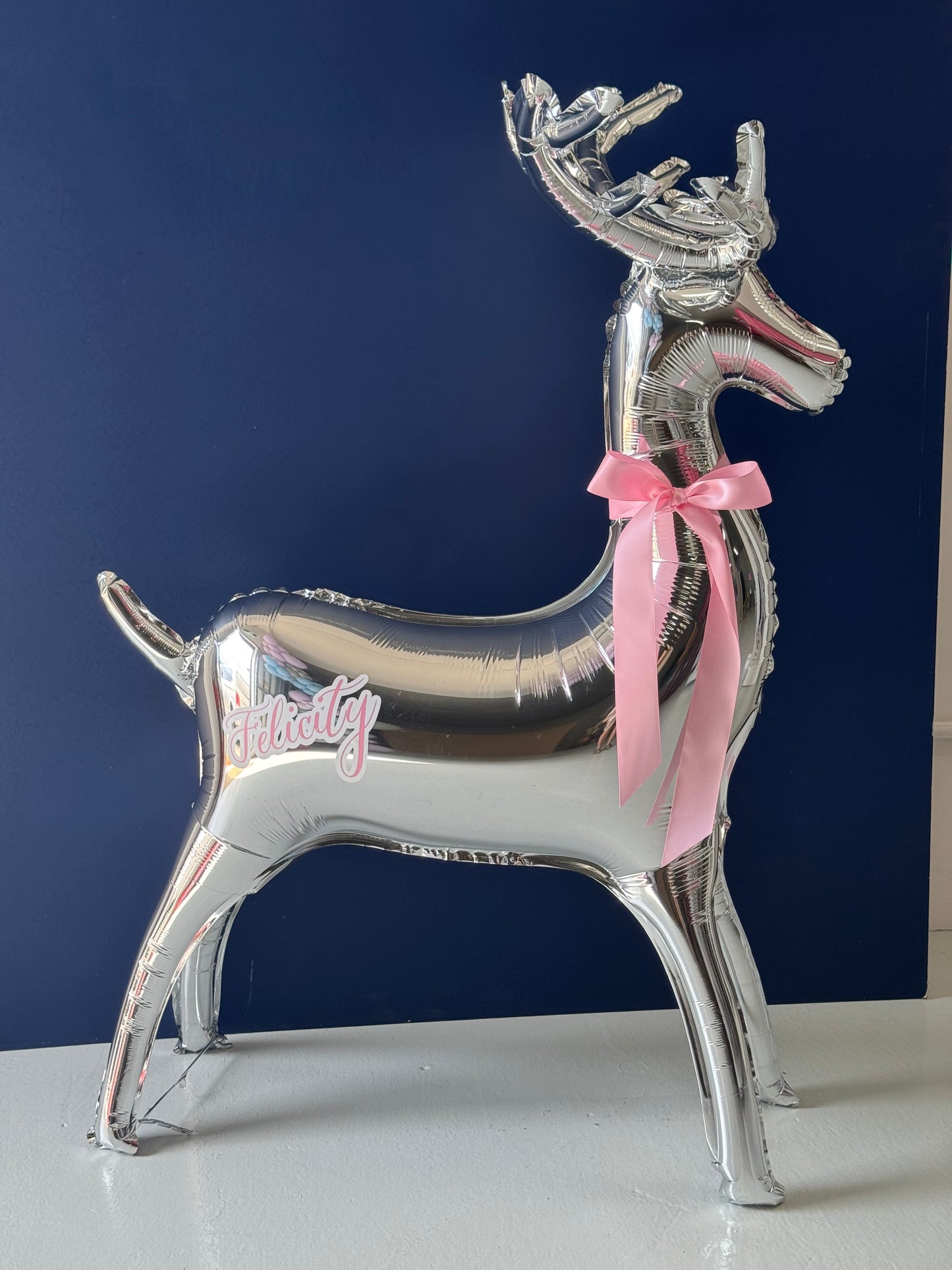 Sparkling Pink Reindeer