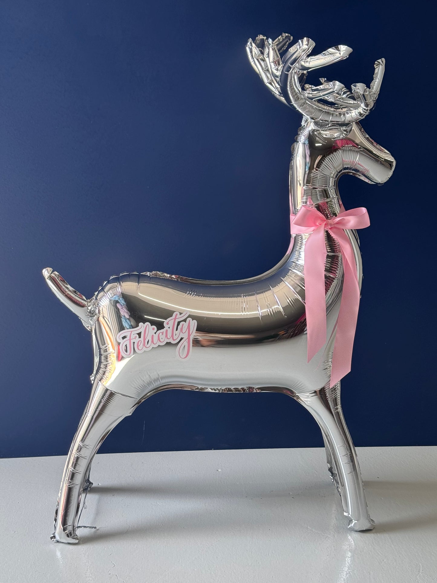 Sparkling Pink Reindeer
