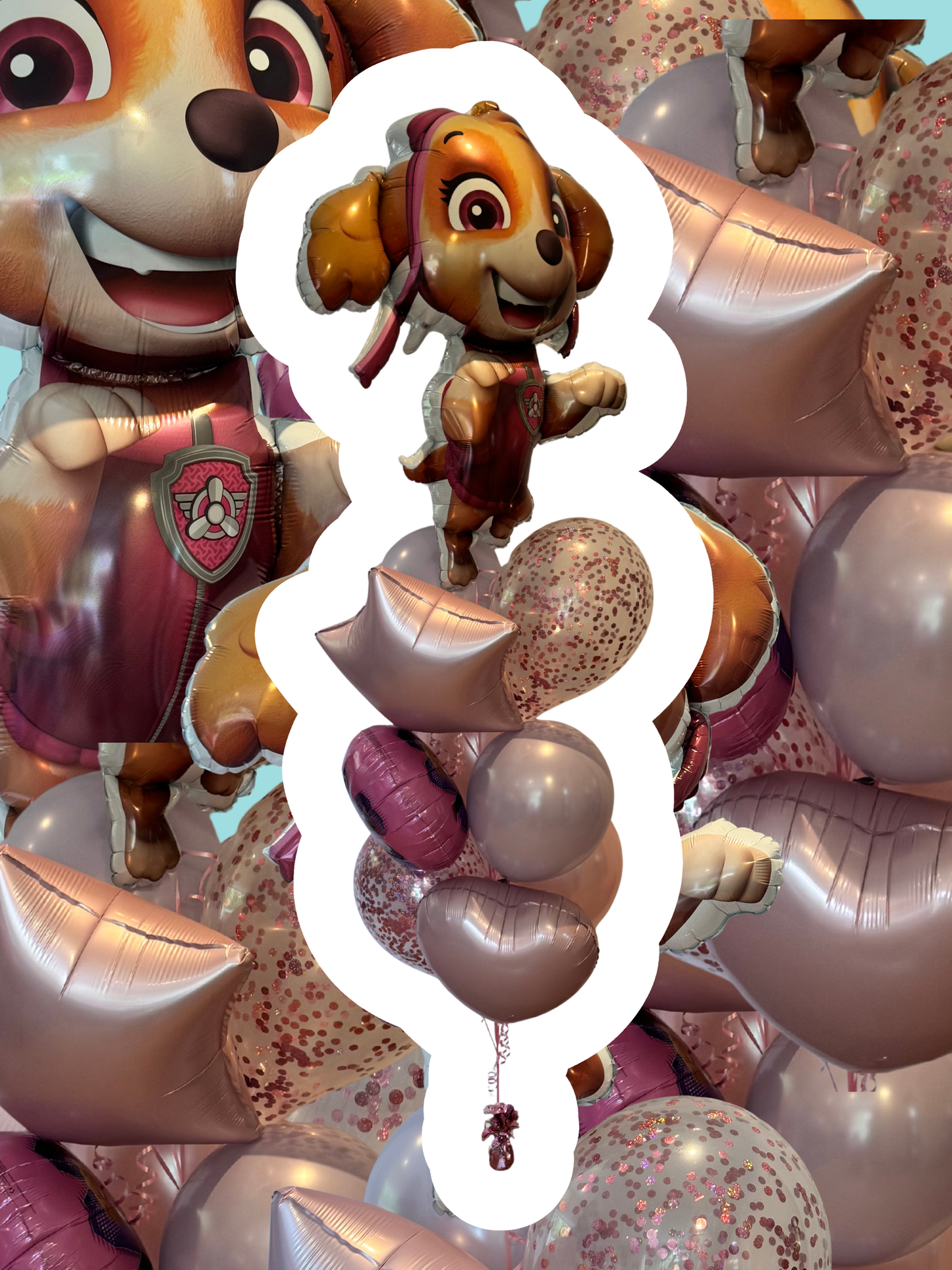Skye Paw Patrol Balloon Bouquet