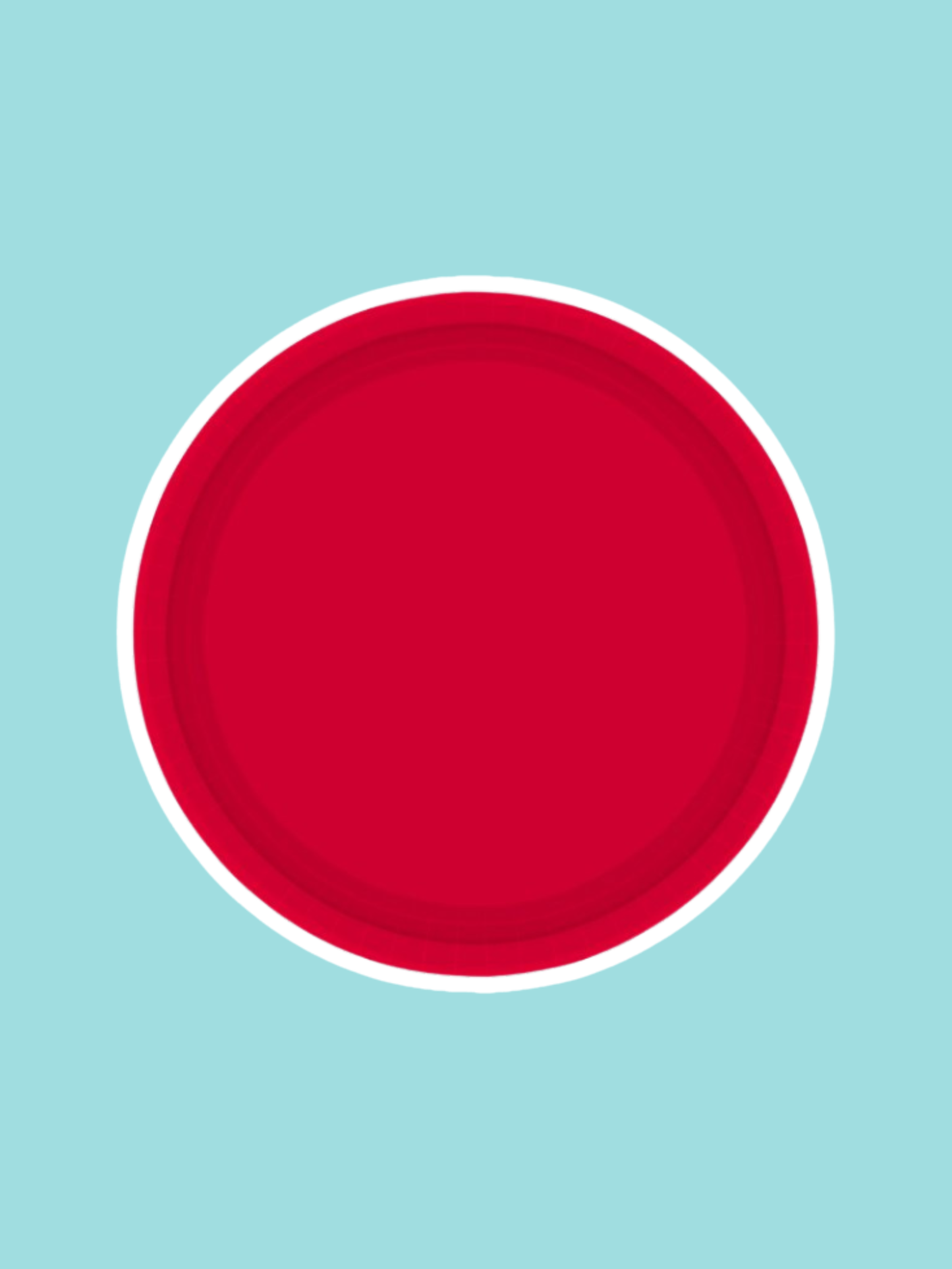 Red Paper Plates