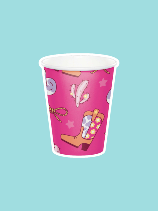Boots & Bows Paper Cups