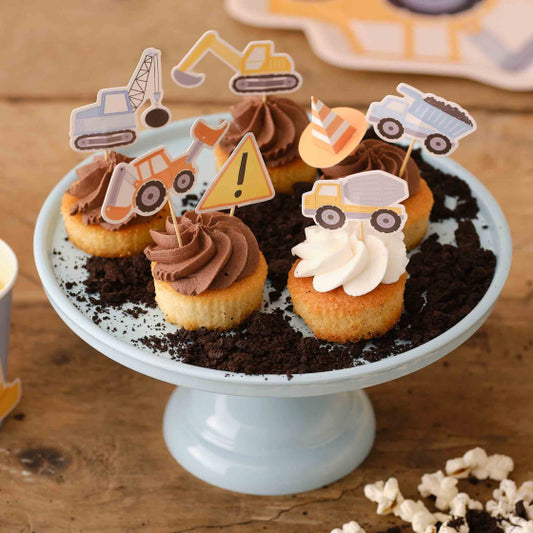 Little Builders Cupcake Toppers
