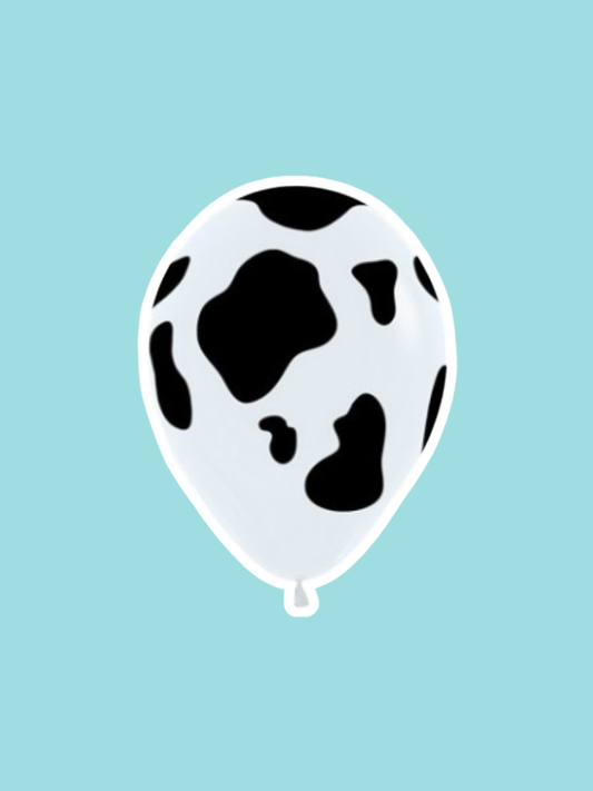Cow Print Balloons