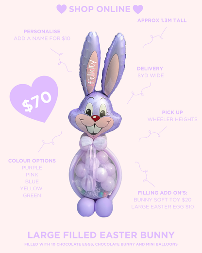 LARGE FILLED EASTER BUNNY