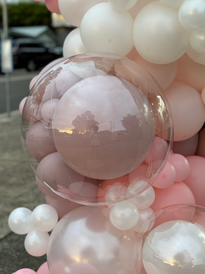 Free Standing Sydney Balloon Garland with Bubble Balloons