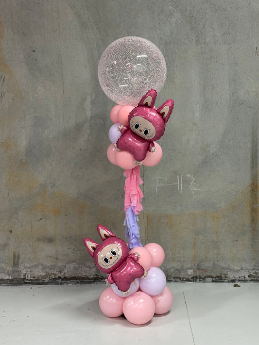 Labubu Balloon Tower