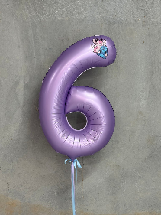 Stitch Number Balloon