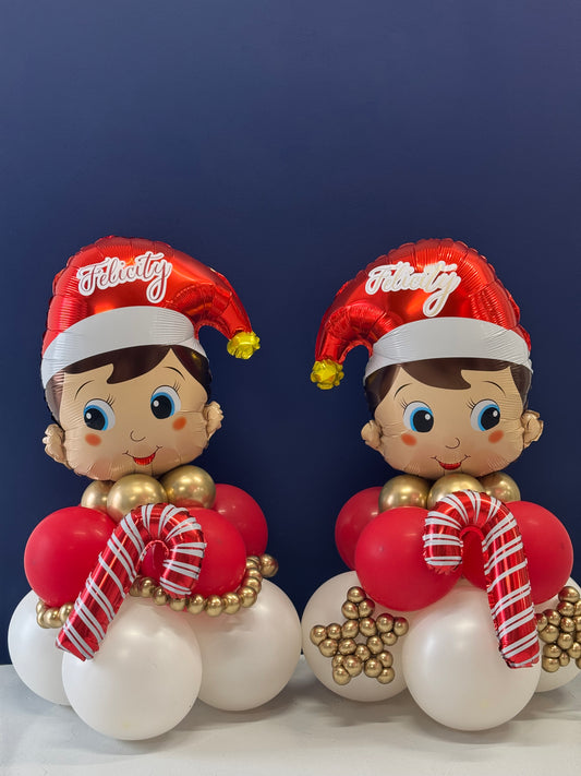 Bright Balloons Christmas Elves