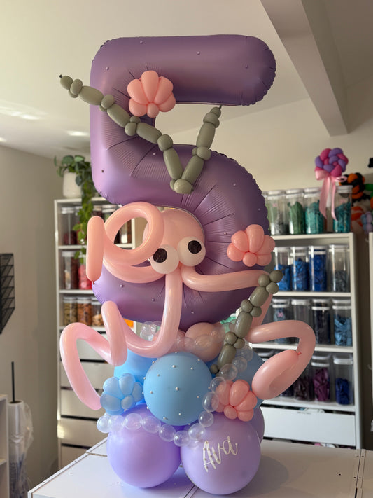 Personalised Under the Sea Balloon Stack
