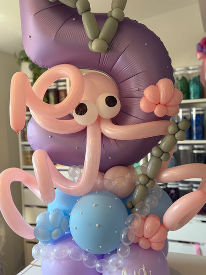 Personalised Under the Sea Balloon Stack