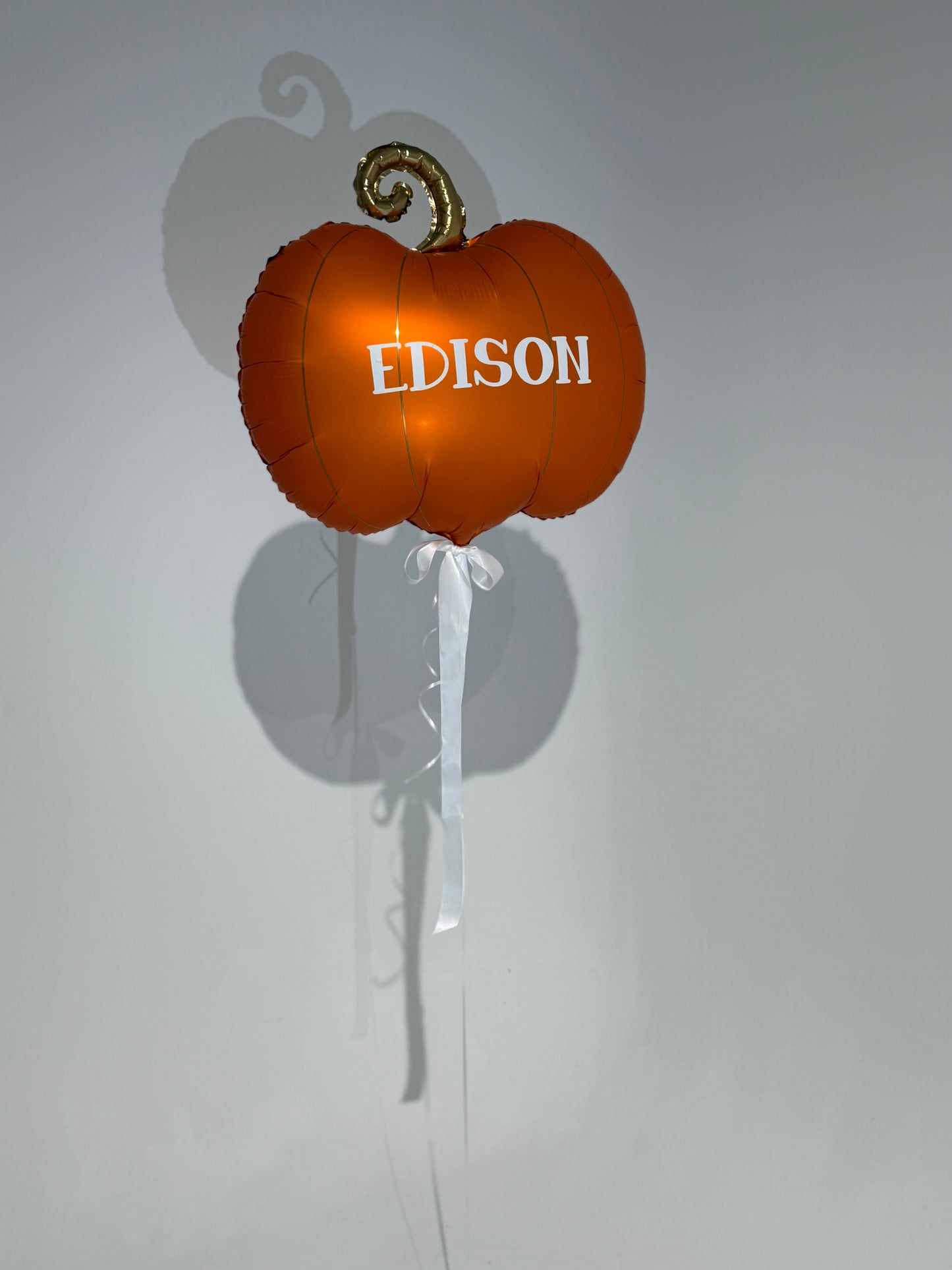 Personalised Pumpkin Helium Balloon