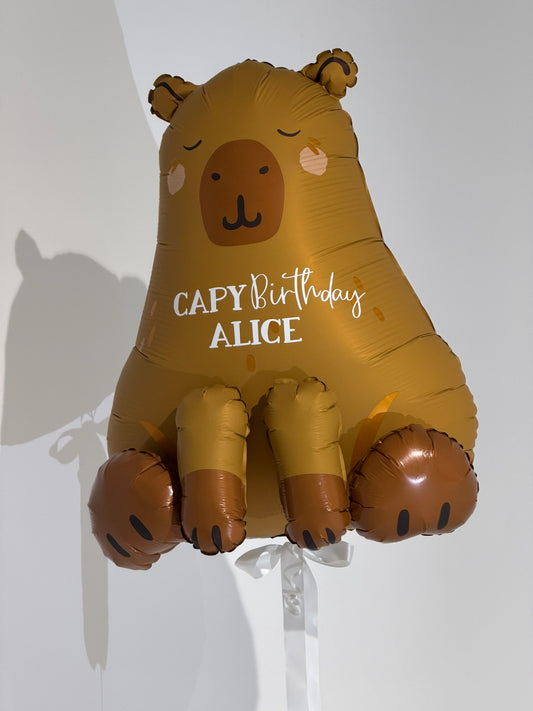 Huge Personalised Capybara Balloon
