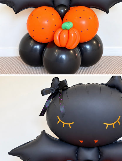 Boo-tiful Bat Balloon Stack