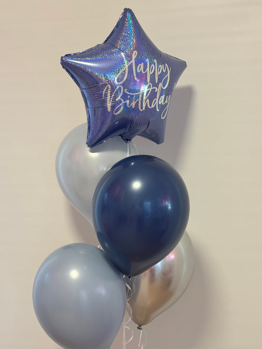 Blue Happy Birthday