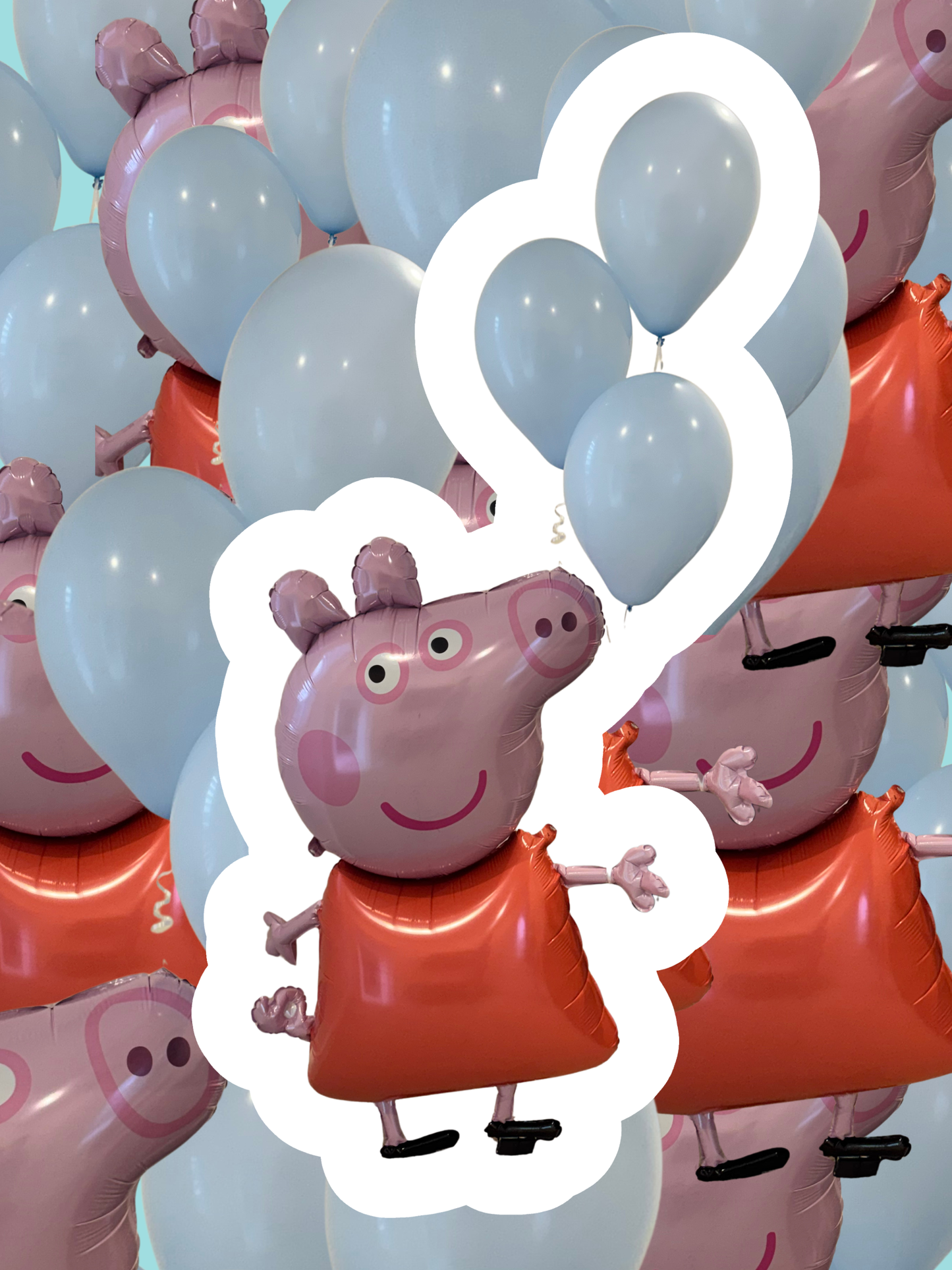 Peppa Pig AirWalker Balloon Bouquet
