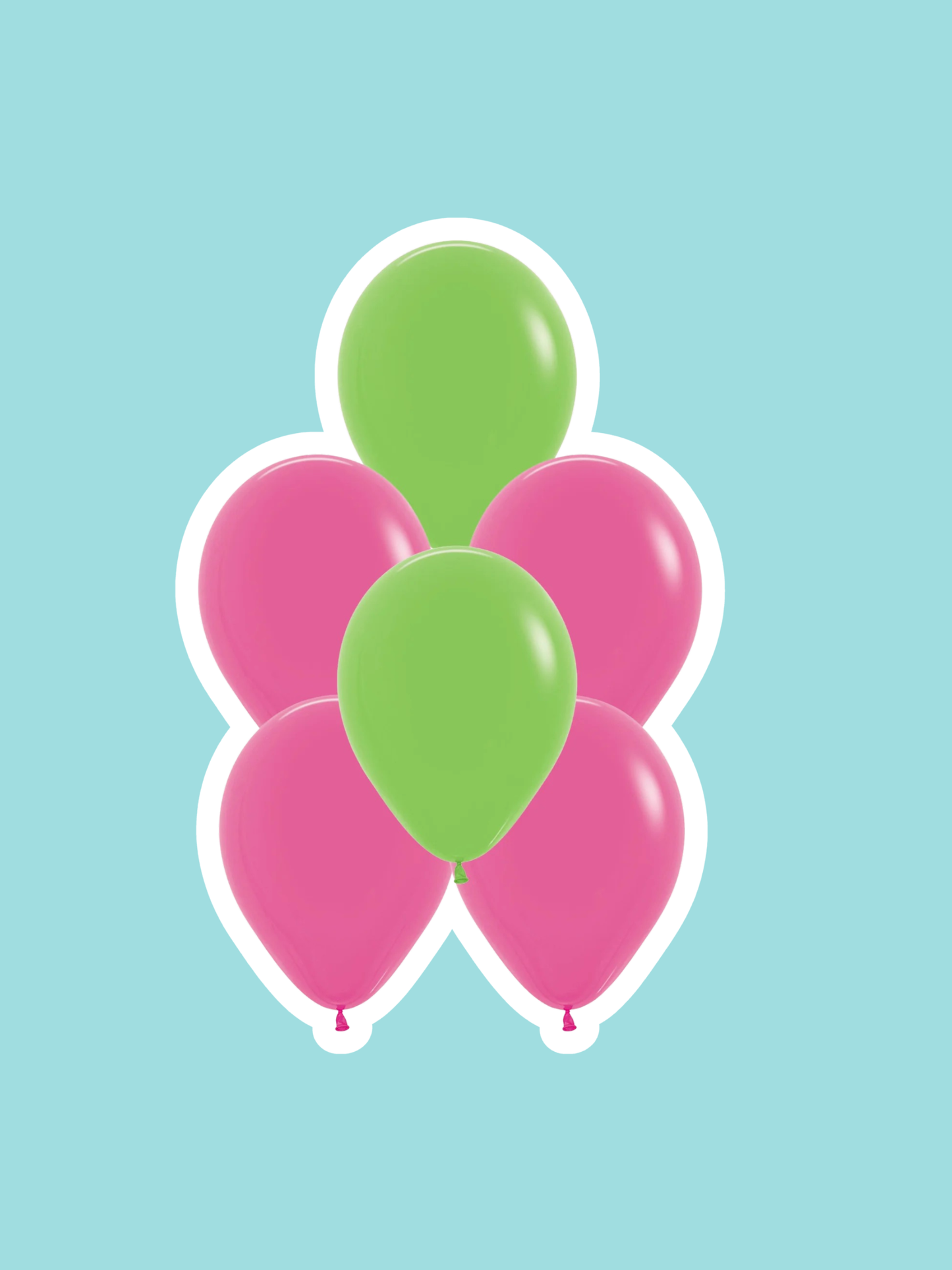 Pink & Green 12 Pack